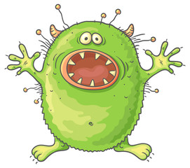Scaring cartoon monster © katerina_dav