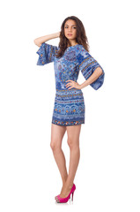 Young woman in fashion concept