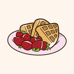 pancake theme elements vector,eps