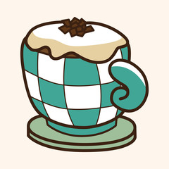 coffee theme elements vector,eps