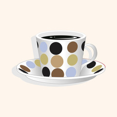 coffee theme elements vector,eps