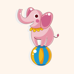 circus animal theme elements vector,eps
