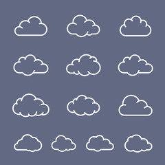 Cloud shapes collection