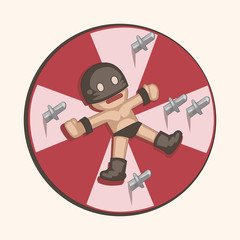 circus juggler theme elements vector,eps