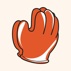 work tool glove theme elements vector,eps