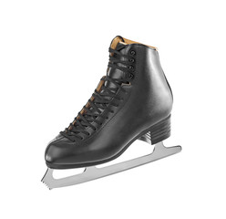 Black figure skates