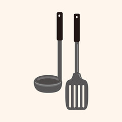 kitchenware spatula theme elements vector,eps