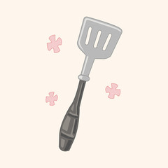 kitchenware spatula theme elements vector,eps