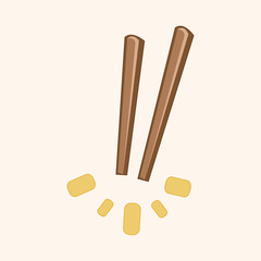 tableware chopsticks theme elements vector,eps