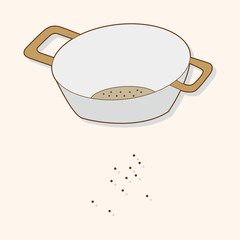 kitchenware bowl theme elements vector,eps