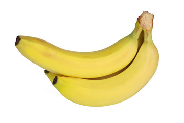 isolated banana bunch