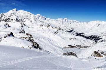Fototapeta na wymiar Tignes, alps, France