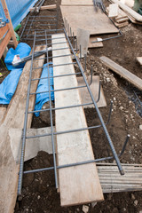 住宅建設　基礎工事