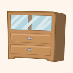 furniture theme cabinet elements vector,eps
