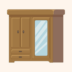 furniture theme cabinet elements vector,eps