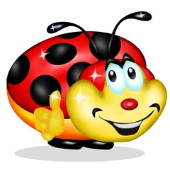Naklejka premium coccinella ok