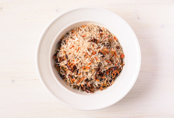 Rice with vegetables
