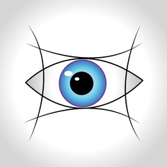 Eye. Vector illustration