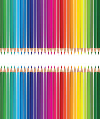 pencil rainbow