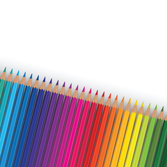 pencil rainbow
