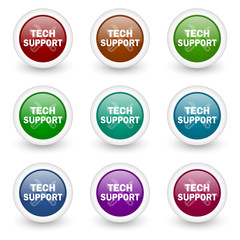 support vector icon set