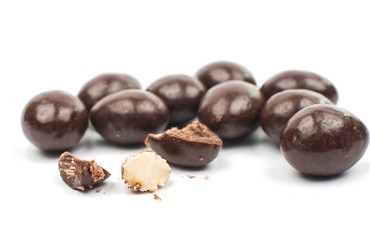 almonds in chocolate