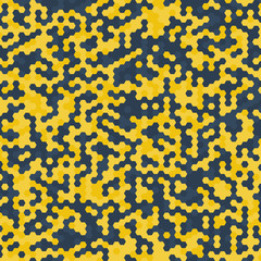 Vector background of different color hexagons