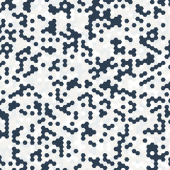 Vector background of different color hexagons