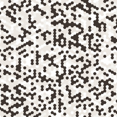 Vector background of different color hexagons