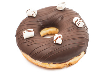 donut in chocolate glaze