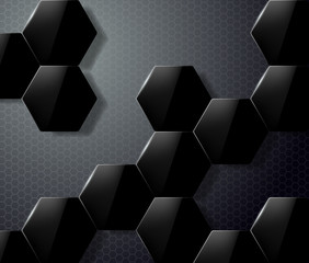 background of honeycombs