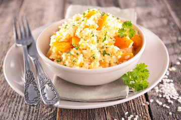 pumpkin risotto