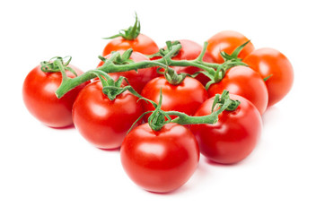 Tomaten, Strauchtomaten, isoliert