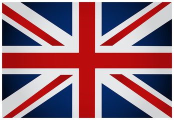 English vector flag.