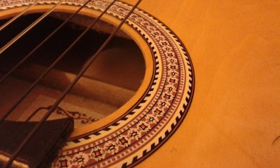 Obraz premium Dettaglio_chitarra