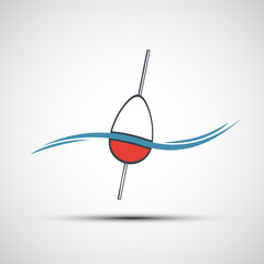 Vector icons fishing float © Key design