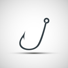Vector icons fishhook