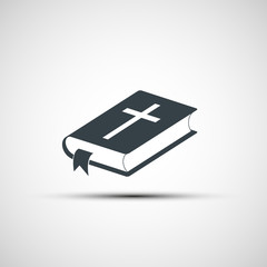 Vector icons of the Bible