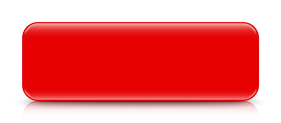 long red button template with reflection