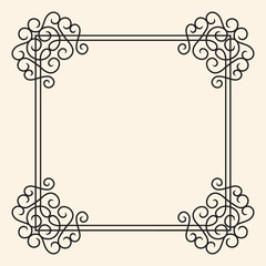 Flourish Vintage Frame