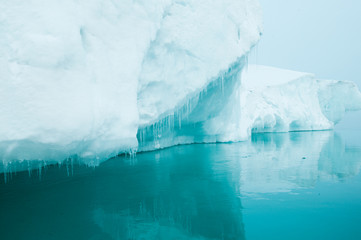 Glaciers and icebergs