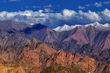 Fototapeta na wymiar Landscape of Ladakh, Jammu and Kashmir, India