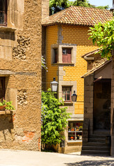 Fototapeta na wymiar Picturesque house in Catalunya
