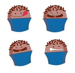 Desenho brigadeiro, desenho para festa, logomarca confeitaria