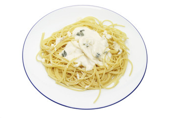 Spaghetti mit Gorgonzolasoße