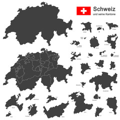 country Switzerland - obrazy, fototapety, plakaty