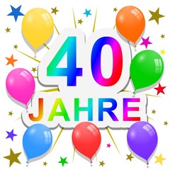 40 jahre Jubiläum