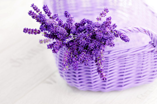 basket of lavende