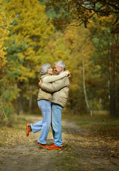 Fototapeta premium Senior couple resting