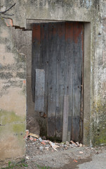 Vieille porte en bois